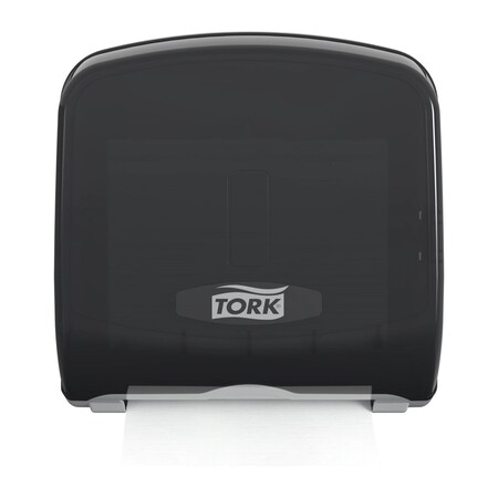 Tork Multifold Hand Towel Dispenser, Plastic, 12.36"x5.18"x13", Smoke/Gray 78T1